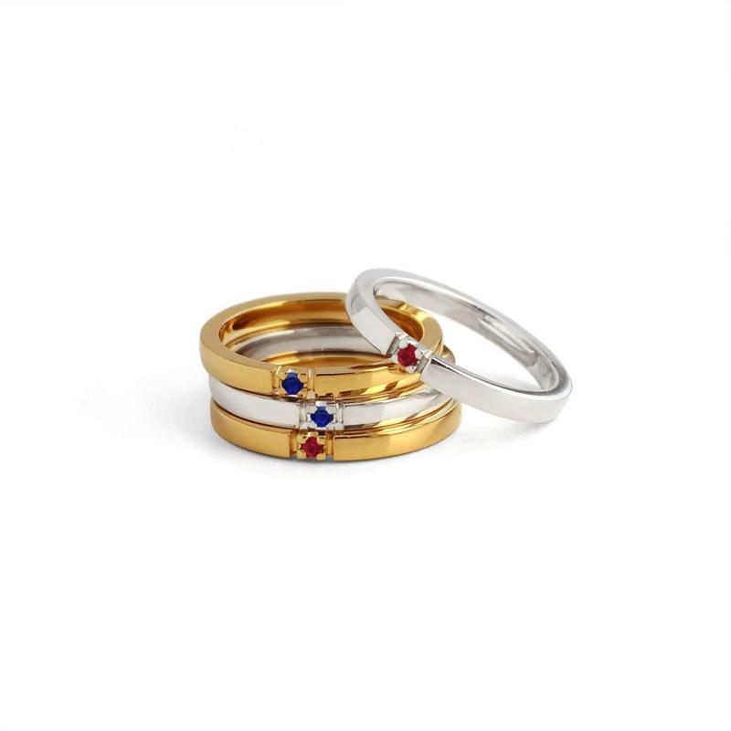 Lind Ring Alliancering Med Rubin - Lind Fingerringe