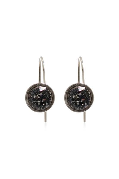 Globe øreringe Med Krystaller Quotcrystal Silver Nightquot - Øreringe