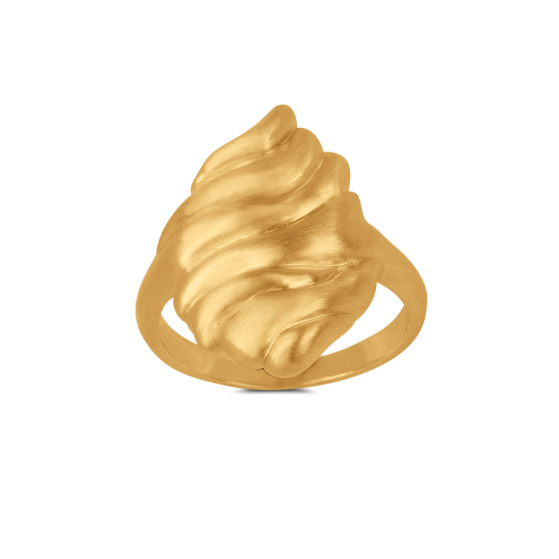 Bybiehl Dunes Ring Guldbelagt ølv 5 4903 - Bybiehl Fingerringe  - 1233690228495