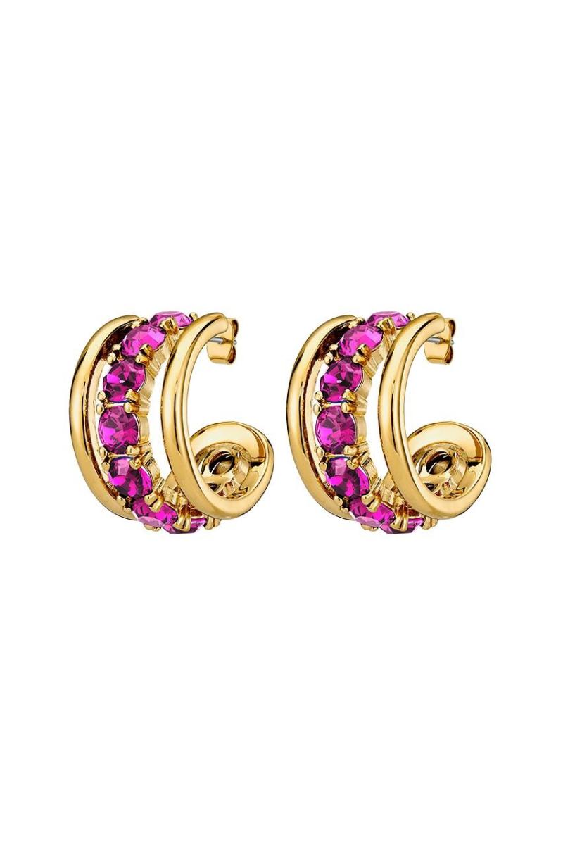 Guld Dyrbergkern Helen Ørering, Farve: , Onesize, Dame - Dyrberg Kern Øreringe  - 5703885370200