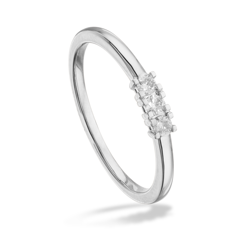 Scrouples Kleopatra Ring i 14kt Hvidguld med Diamanter