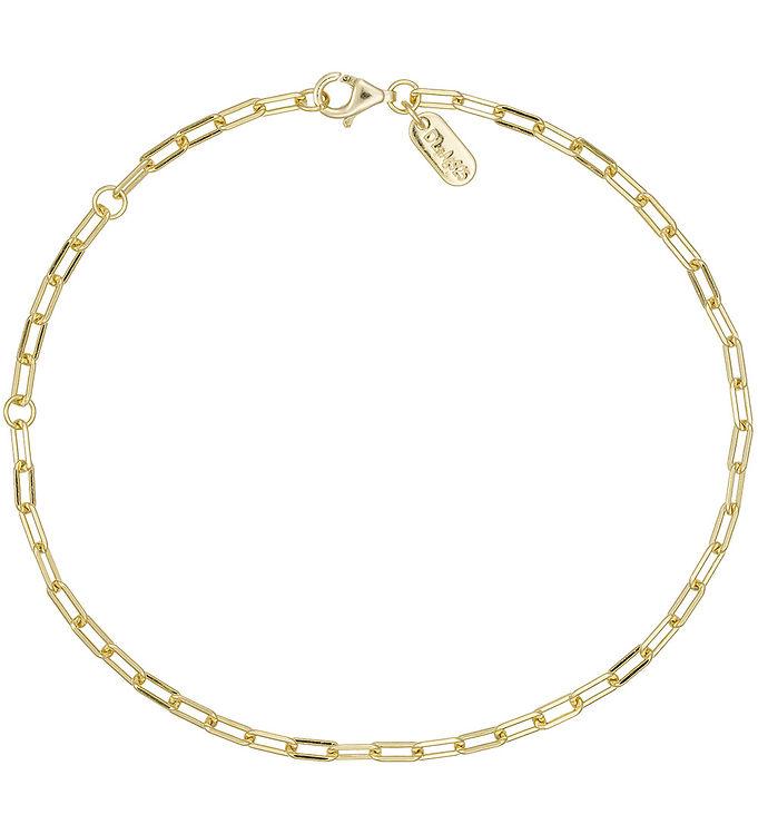 Metallic Design Letters Armbånd Chunky Square Small 18k Guldbelagt - Design Letters Armbånd  - 5710498199715