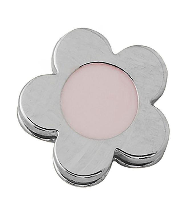 Metallic/Rosa Design Letters Vedhæng Til Halskæde Blomst ølvrosa - Design Letters Halskæder  - 5710498176471