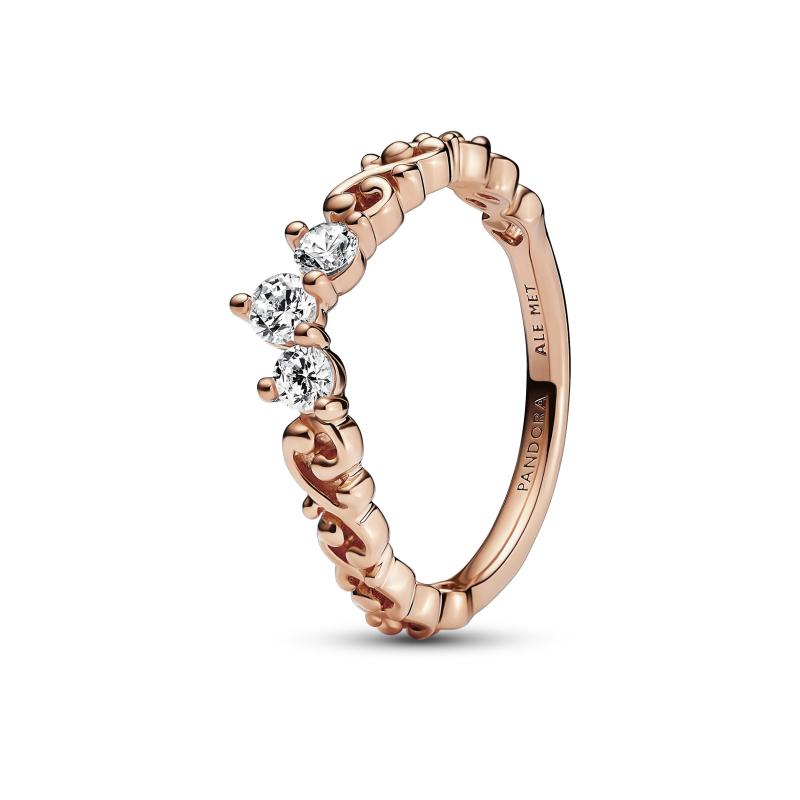 Pandora Royal Hvirvel Tiara Ring - Rosaforgyldt Elegance