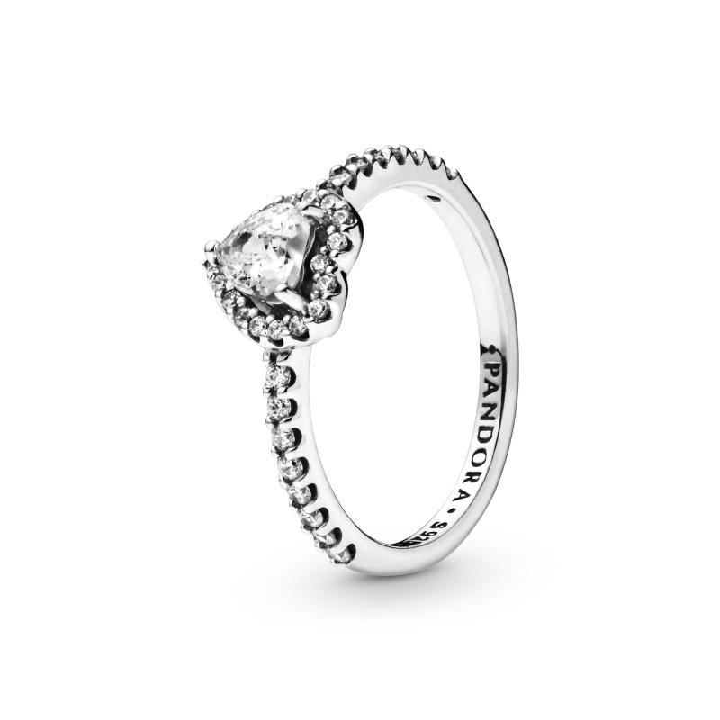 Pandora Hjerte Ring Med Sten Zirkonia 198421c01 - Pandora Fingerringe