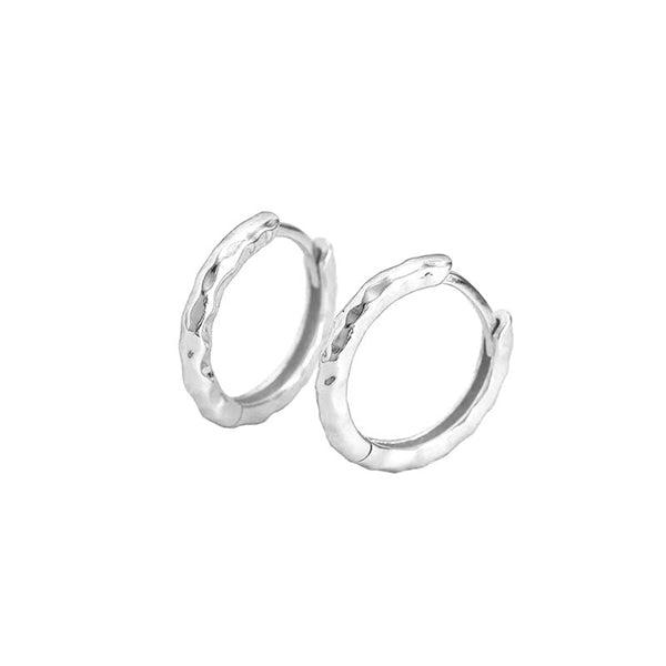 Smilla Small Hoops ølv. 12,5 - Merleperle Øreringe  - 5740033000336