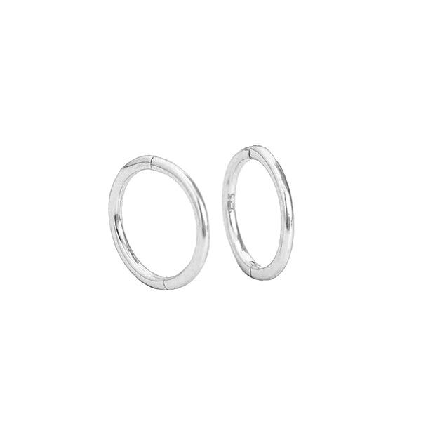 Billie Small Hoops ølv Blank 10,5 - Merleperle Øreringe  - 5740033000572