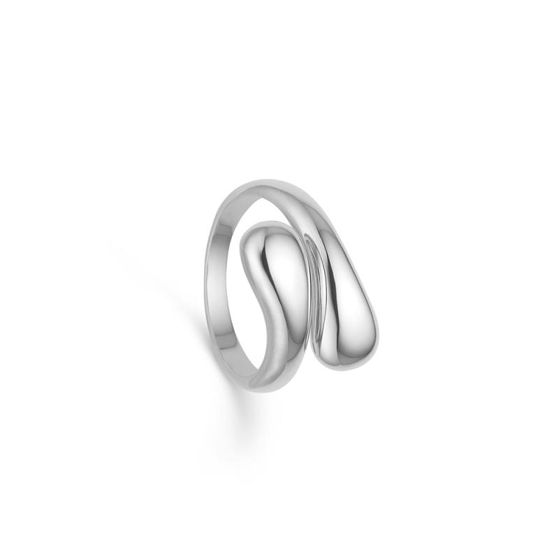 Randers ølv ølv Ring Med Dråber 248508 - Randers Sølv Fingerringe  - 1233690143910