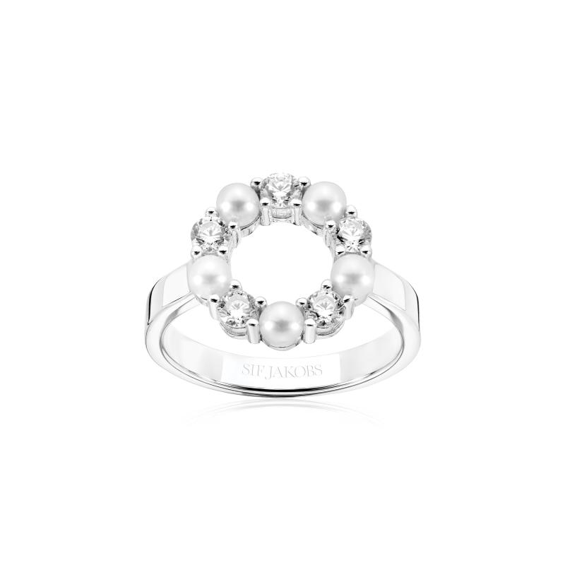 Sif Jakobs Biella Perla Ring ølv Med Perler Sten R2432 Pcz - Sif Jakobs Fingerringe  - 1233690224251
