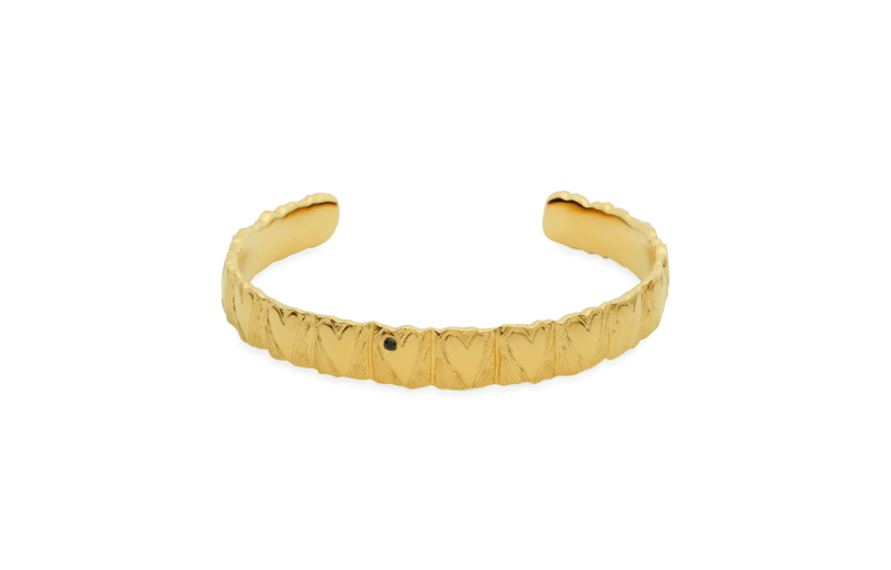 Guld Heart Box Bracelet - Ix Studios Armbånd  - 5714534024566