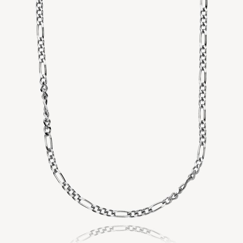 Sølv Lilly Necklace Shiny Silver Til 45 - Sistie Halskæder