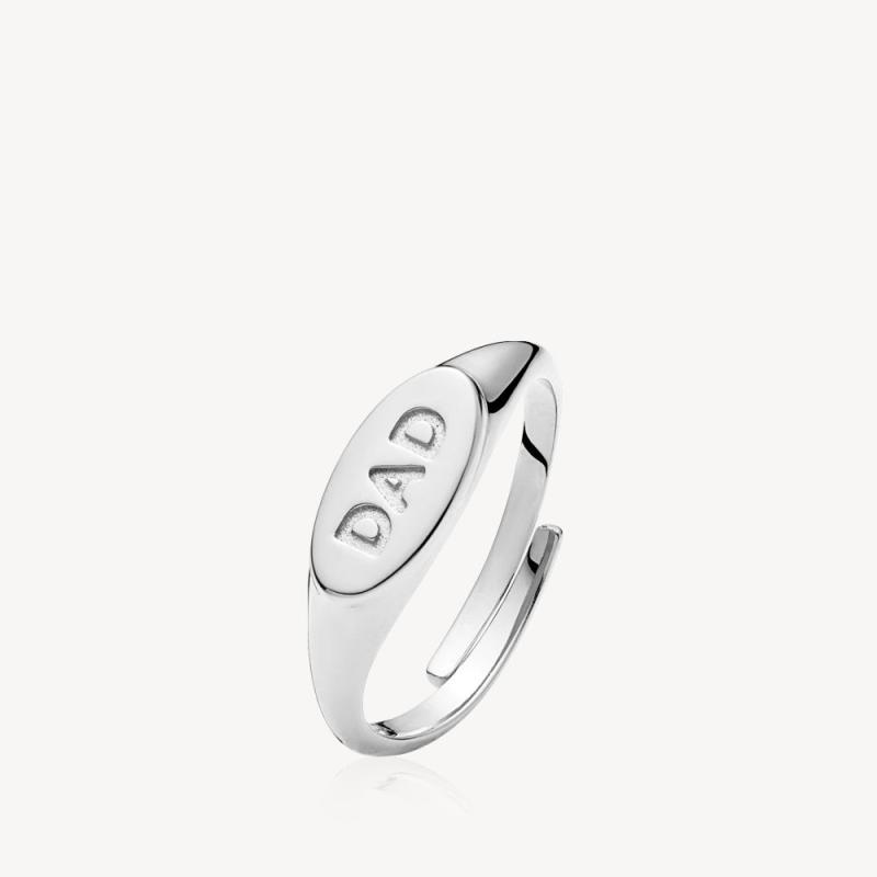 Sølv Fam Quotdadquot Ring ølv Onesize - Sistie Fingerringe