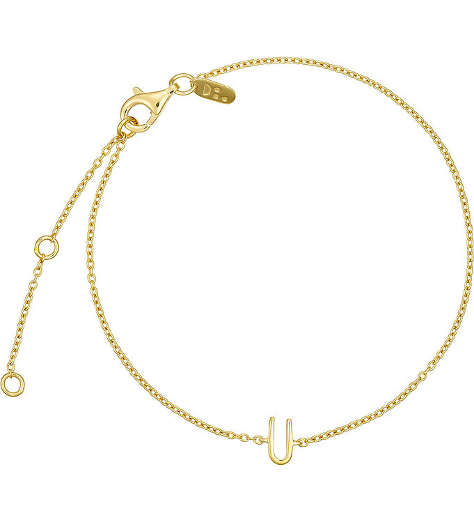 Metallic Design Letters Armbånd 18k Guldbelagt - Design Letters Armbånd  - 5710498199937