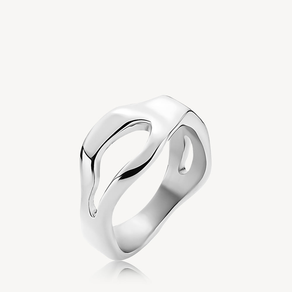 Sølv Signe Kragh Sistie2nd Ring Stål - Sistie2nd Fingerringe  - 5710143104439