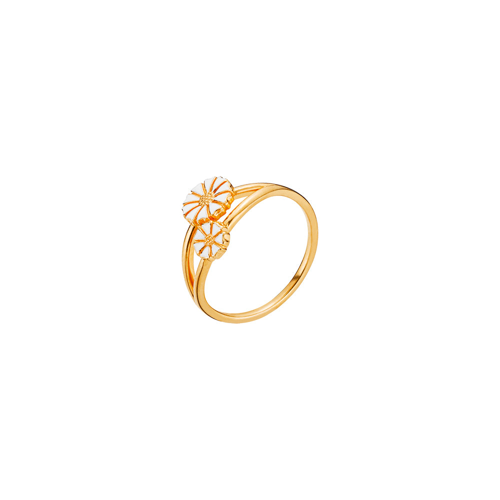 Lund Copenhagen Marguerit Ring Med Blomster 9075008 - Lund Fingerringe  - 1233690073521