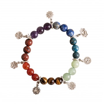 Chakra Armbånd Med Charms Krystal Armbånd Godkarmashop - Berk Armbånd